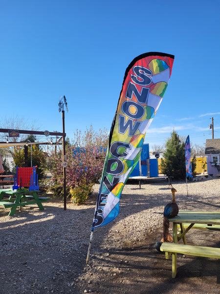 Rolled ICECREAM SOFT SERVE and   Snow Cones to The Pigeon's Coop of Carlsbad, NM