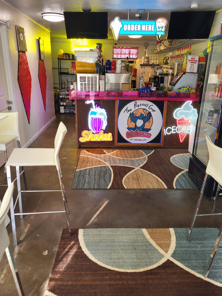 Rolled ICECREAM SOFT SERVE and   Snow Cones to The Pigeon's Coop of Carlsbad, NM