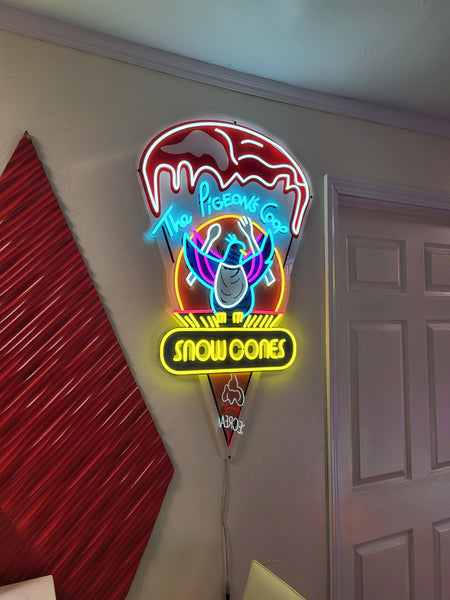 Rolled ICECREAM SOFT SERVE and   Snow Cones to The Pigeon's Coop of Carlsbad, NM