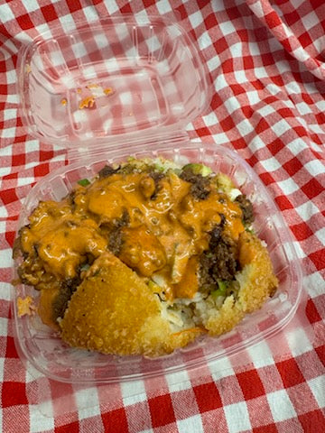 Harold's Greasy Fries and Rice Emporium at The Pigeon's Coop of Carlsbad, NM