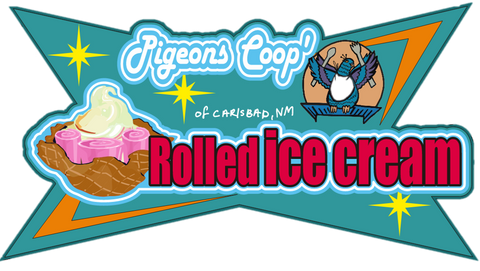 Rolled ICECREAM SOFT SERVE and   Snow Cones to The Pigeon's Coop of Carlsbad, NM