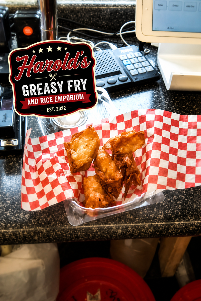 Harold's Greasy Fries and Rice Emporium at The Pigeon's Coop of Carlsbad, NM