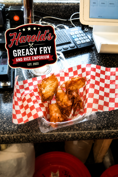 Harold's Greasy Fries and Rice Emporium at The Pigeon's Coop of Carlsbad, NM