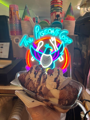 PIGEON COOP SNOWCONE and Rolled Ice cream is Open @ The Pigeon's Coop of Carlsbad, NM