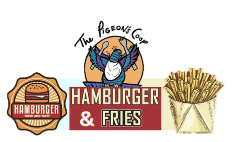 Hamburgers and French Fries The Pigeon's Coop of Carlsbad, NM