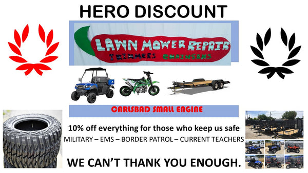 Hero discount 10% off all products and services